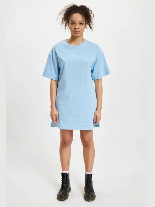 DEF Damesjurk Minijurken DFLDR084 Airy Blue