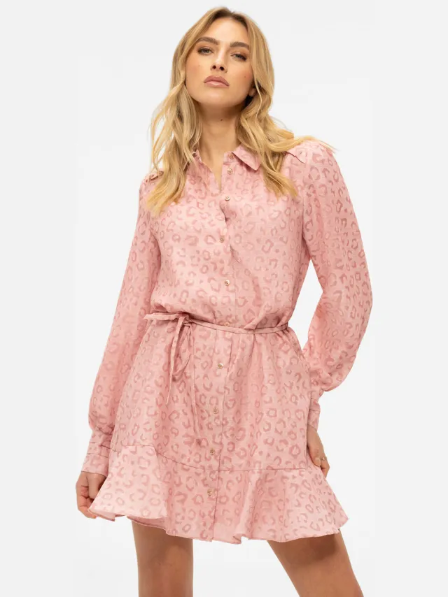 Nikkie blousejurk lichtroze