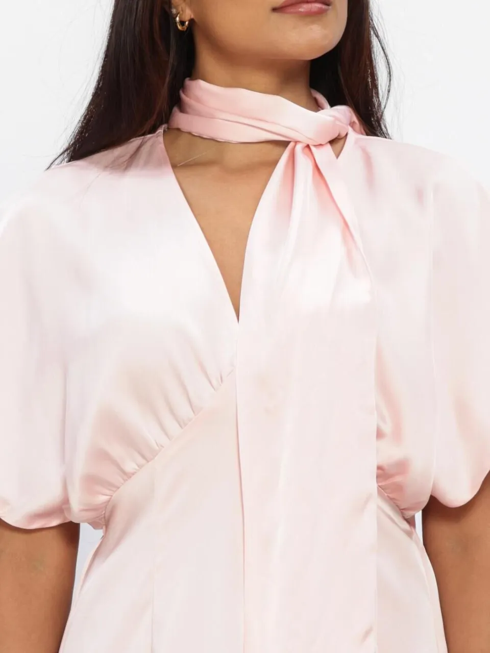 Y.A.S. YAS Dames Jurken Yasannalina Ss Dress S. - Lichtroze, foto 4