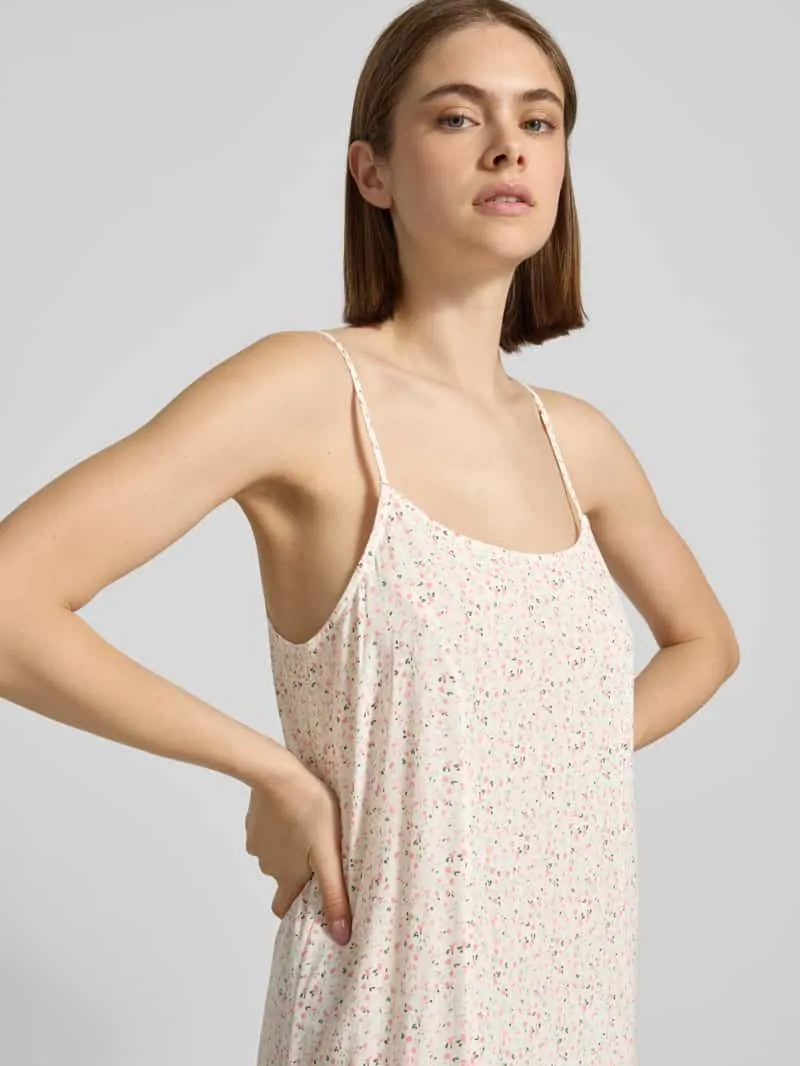 Pieces Smalle vrijetijdsjurk van pure viscose model 'BARRI' wit, foto 5