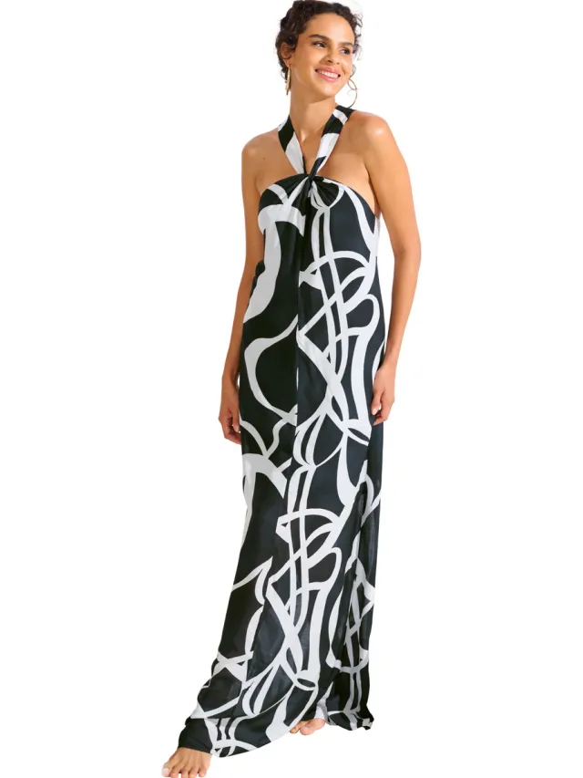 Lisca Jurk Lisca HONOLULU Zomerse maxi jurk Zwart