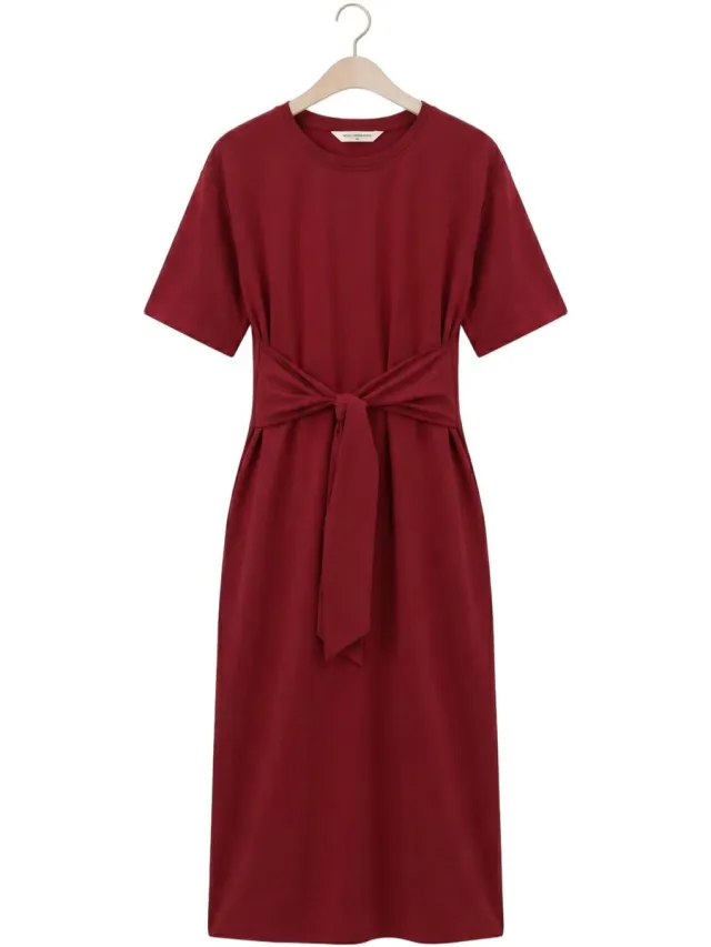 MSCH Copenhagen Mschbreanne Noriel 2 4 Dress Dames - Jurk - Bordeaux