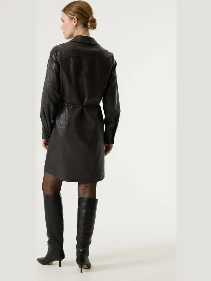 Garcia Bruine leather look jurk, foto 2