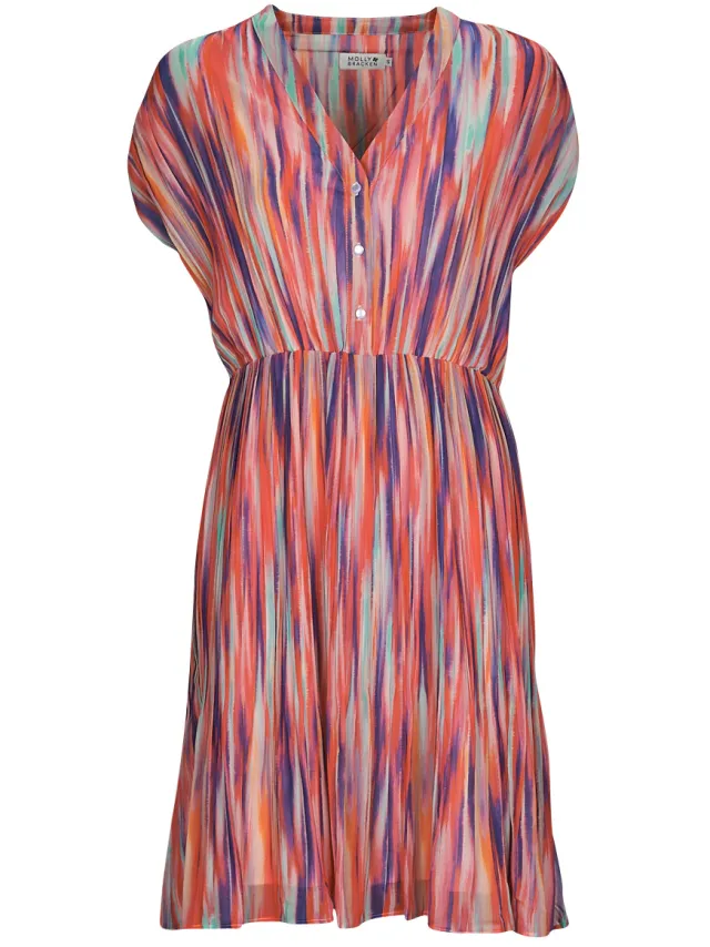 Molly Bracken Korte Jurk Molly Bracken KAREN Multicolour