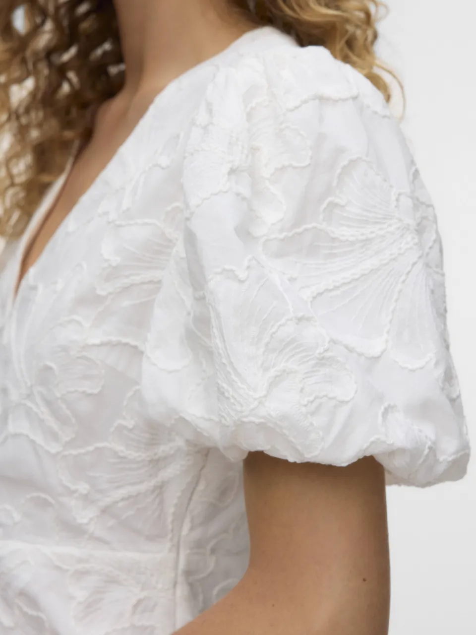 Vero Moda mini jurk broderie wit, foto 5