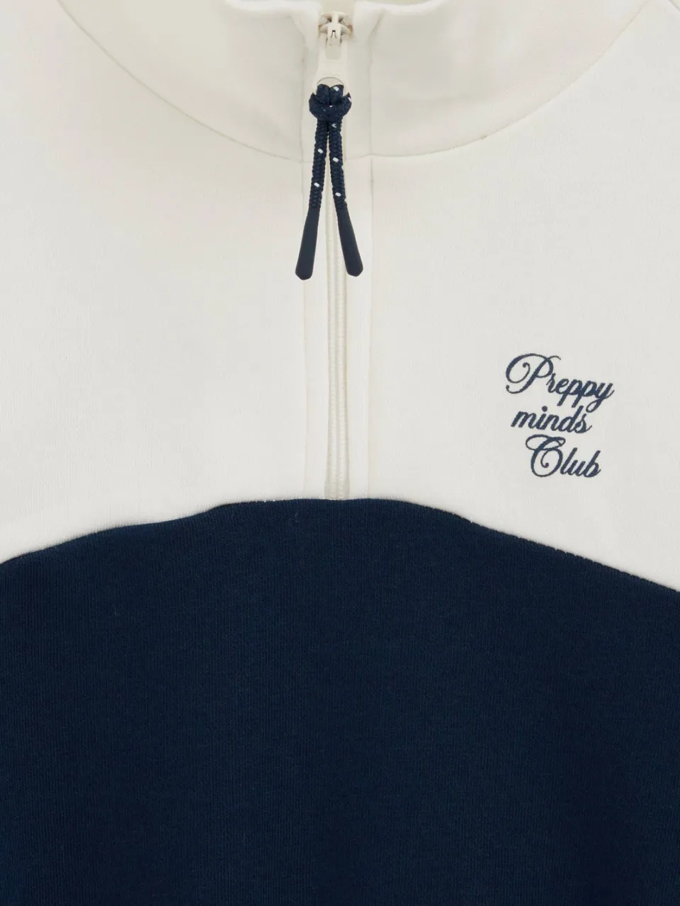 WE Fashion sweatjurk donkerblauw donkerblauw/wit, foto 6