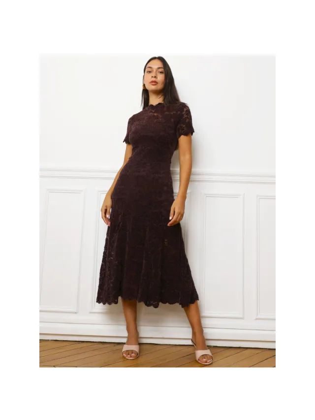 La Modeuse Jurk La Modeuse 80248_P191176 Bordeau