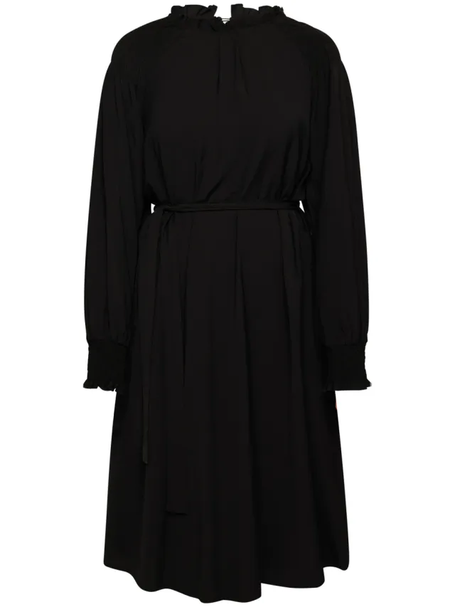 Usha midi-jurk nowles Dames zwart, foto 2