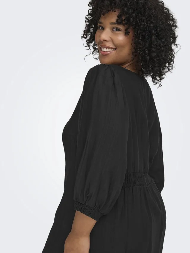 Only Carmakoma Jurk CARFANNIL Midi-jurk Black