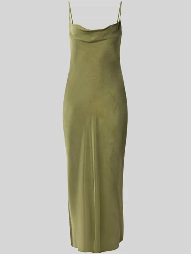 Guess Midi-jurk van lyocellmix met viscose, model 'Lina' olijfgroen, foto 2