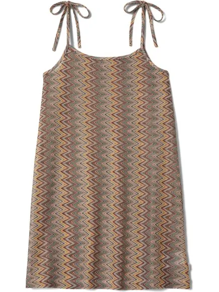 brixton Women's The Cabana Mesh Tunic Dress - Jurk, bruin
