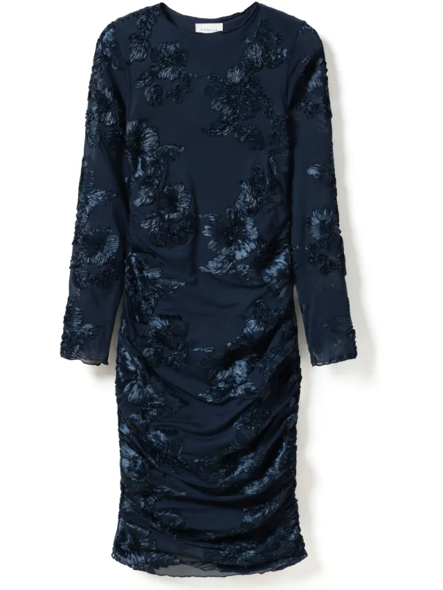 Noella Lavinia L/S Jurk Marineblauw