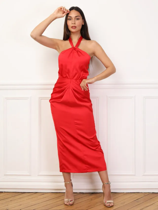 La Modeuse Jurk La Modeuse 71167_P167057 Rood