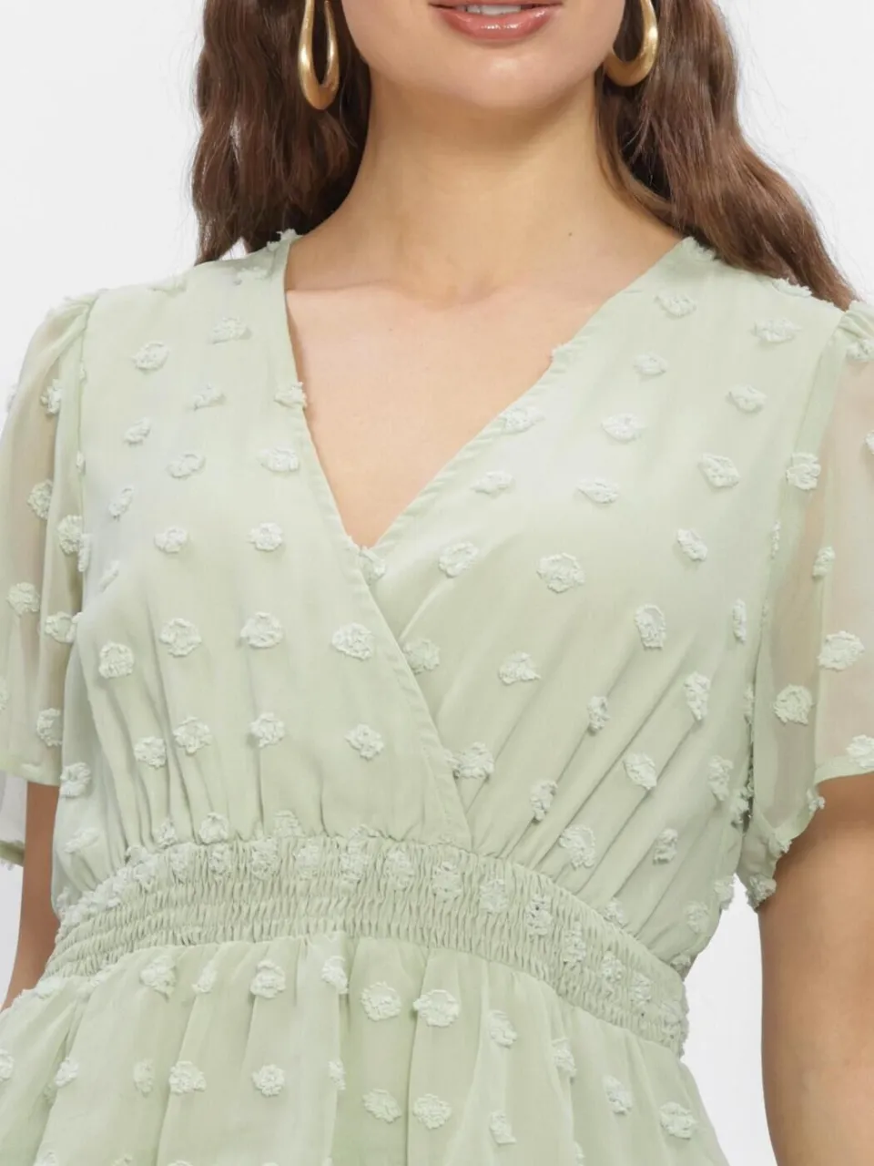 Y.A.S Yasdottie zomerjurk mint, foto 4