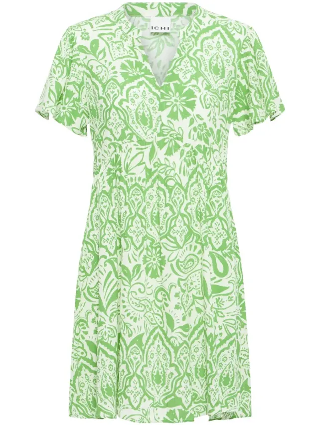 Ichi Jurk met opdruk voor dames Ichi IHMarrakech Dr15 greenbriar folklore