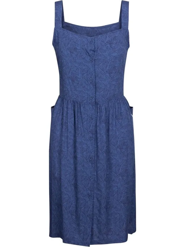 Trespass damesjurk Mita - Casual jurk Navy Print