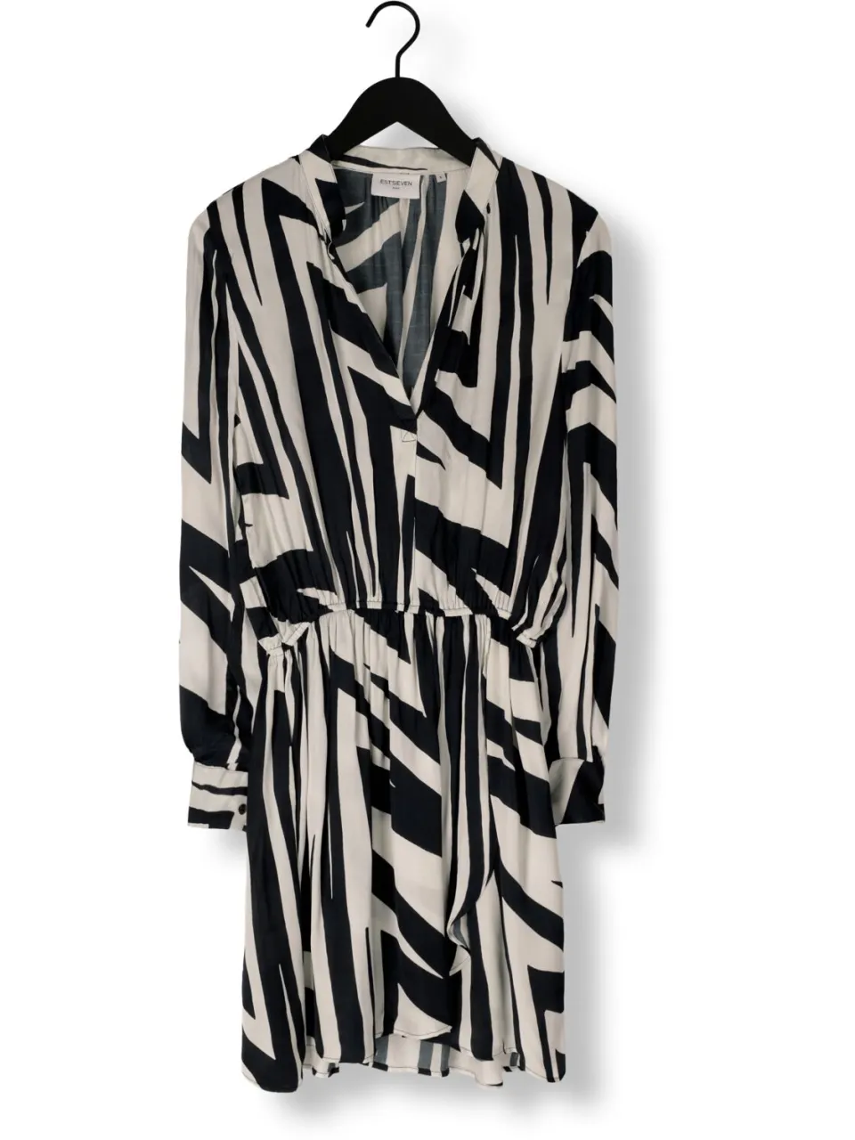 Est'seven Dames Jurken Est’journee Dress Bambu - Donkerblauw, foto 2