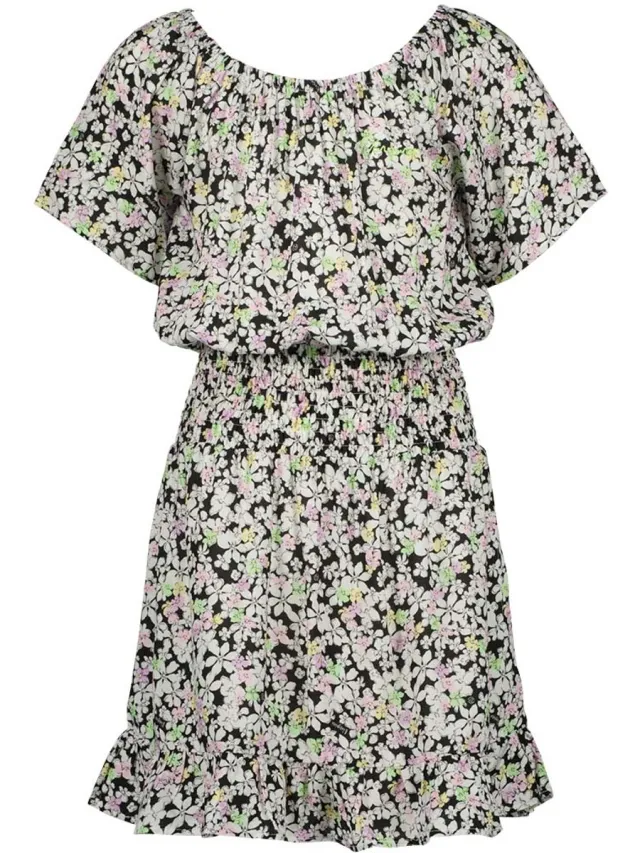 Vingino Midi Dress-PEARL Meisjes Jurk Zwart