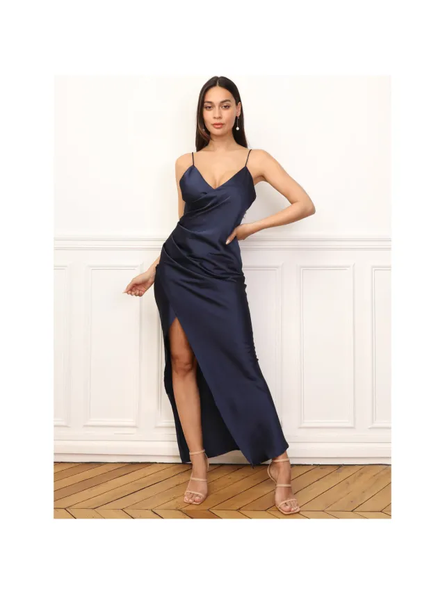 La Modeuse Jurk La Modeuse 71115_P166857 Blauw