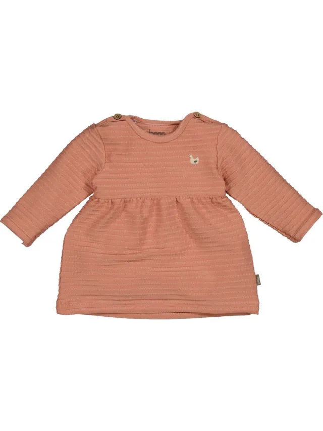 B.E.S.S. Bess Kleedje Cable Goose Powder Pink Roze