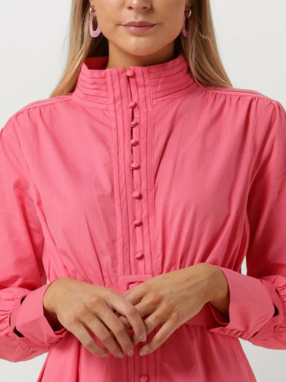 Notre-V Dames Jurken X Bo - Loulou Mini Dress - Roze, foto 4