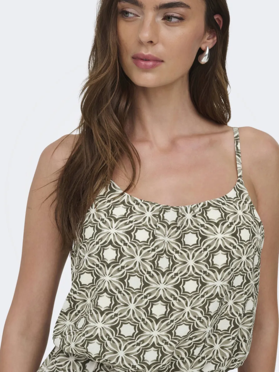 Only maxi jurk groen, foto 3