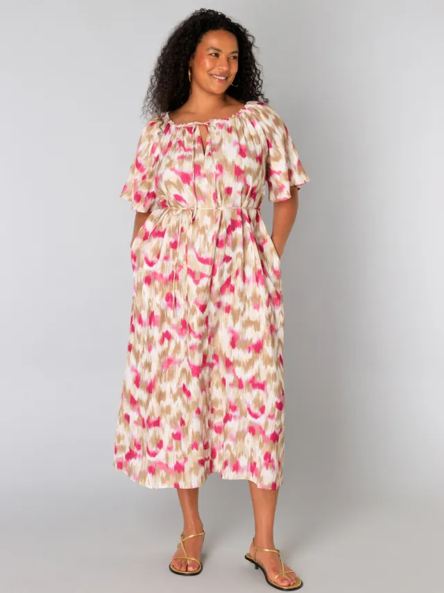 Yest Curve Ula One pieces - Fuchsia/Multi-Colour
