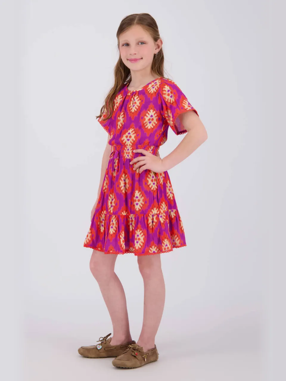 Vingino midi jurk roze, foto 4