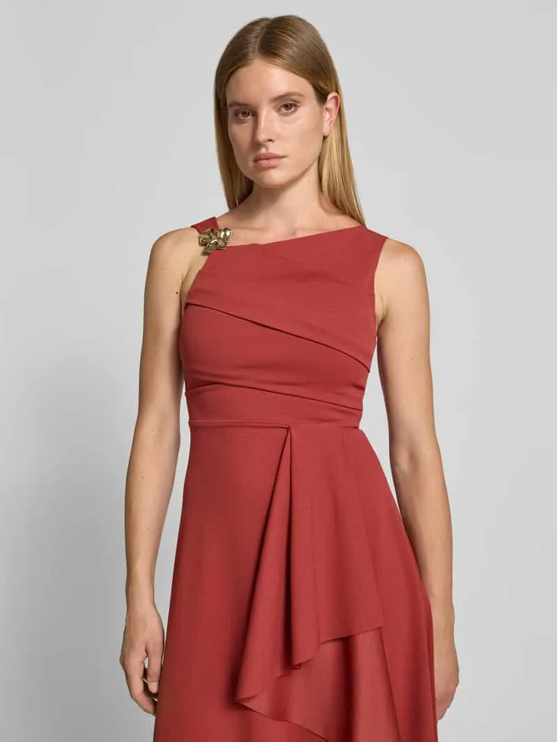 Lipsy Midi-jurk met sierdetail terracotta, foto 4