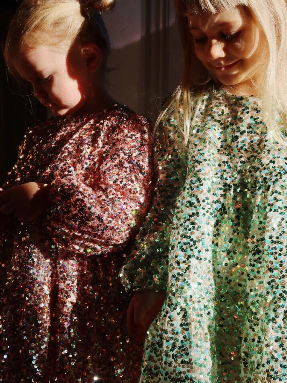 Konges Sløjd Konges Slojd Meisjes Jurken Lila Sequins Dress - Roze