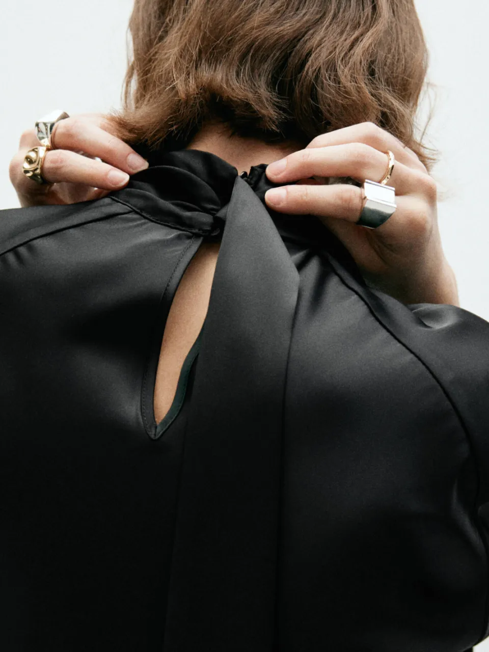 Mango mini jurk - zwart, foto 7