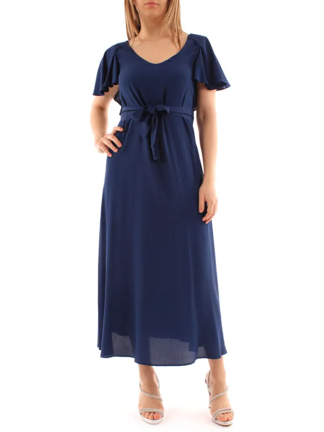 Iblues Lange Jurk Iblues EUFEMIA Blauw