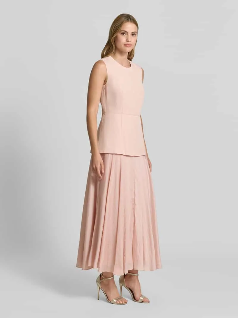Jake*s Collection Maxi-jurk van mix van lyocell en linnen met 2-in-1-look, foto 3