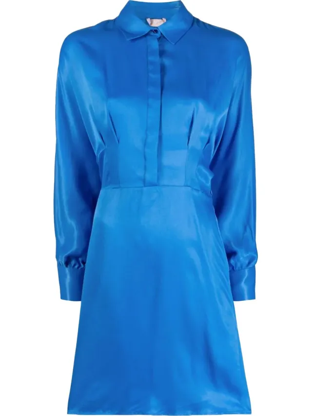 Liu Jo • blauwe blouse jurk • maat 42 (IT48)