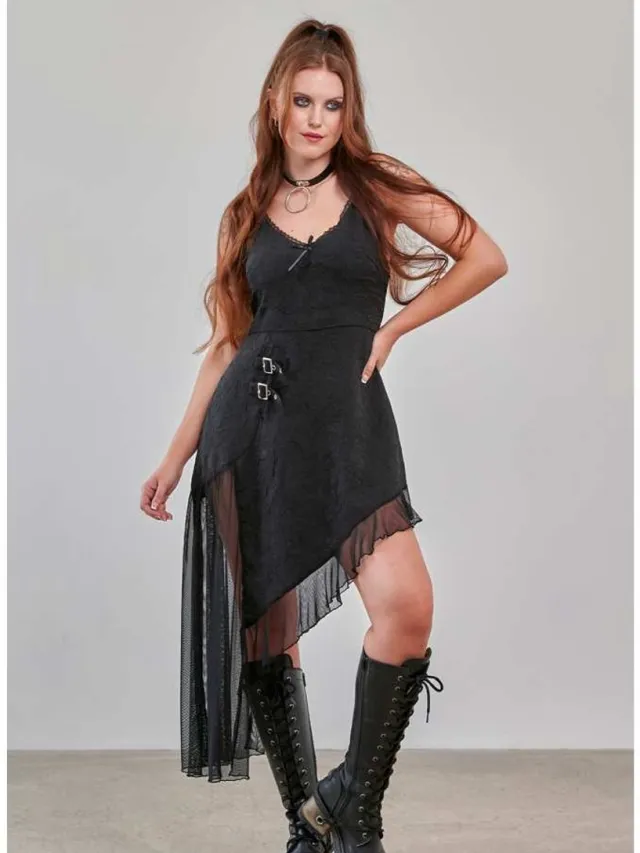 Banned Twilight Enchantress Korte jurk - M - Zwart