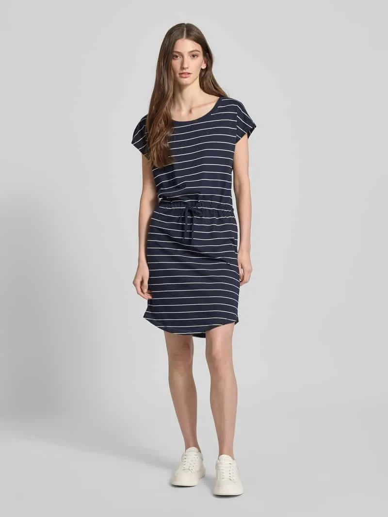 Only Flatteuze mini-jurk van puur katoen, model 'MAY' Donkerblauw