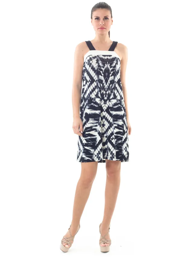 Conquista Jurk met banddetail Zwart