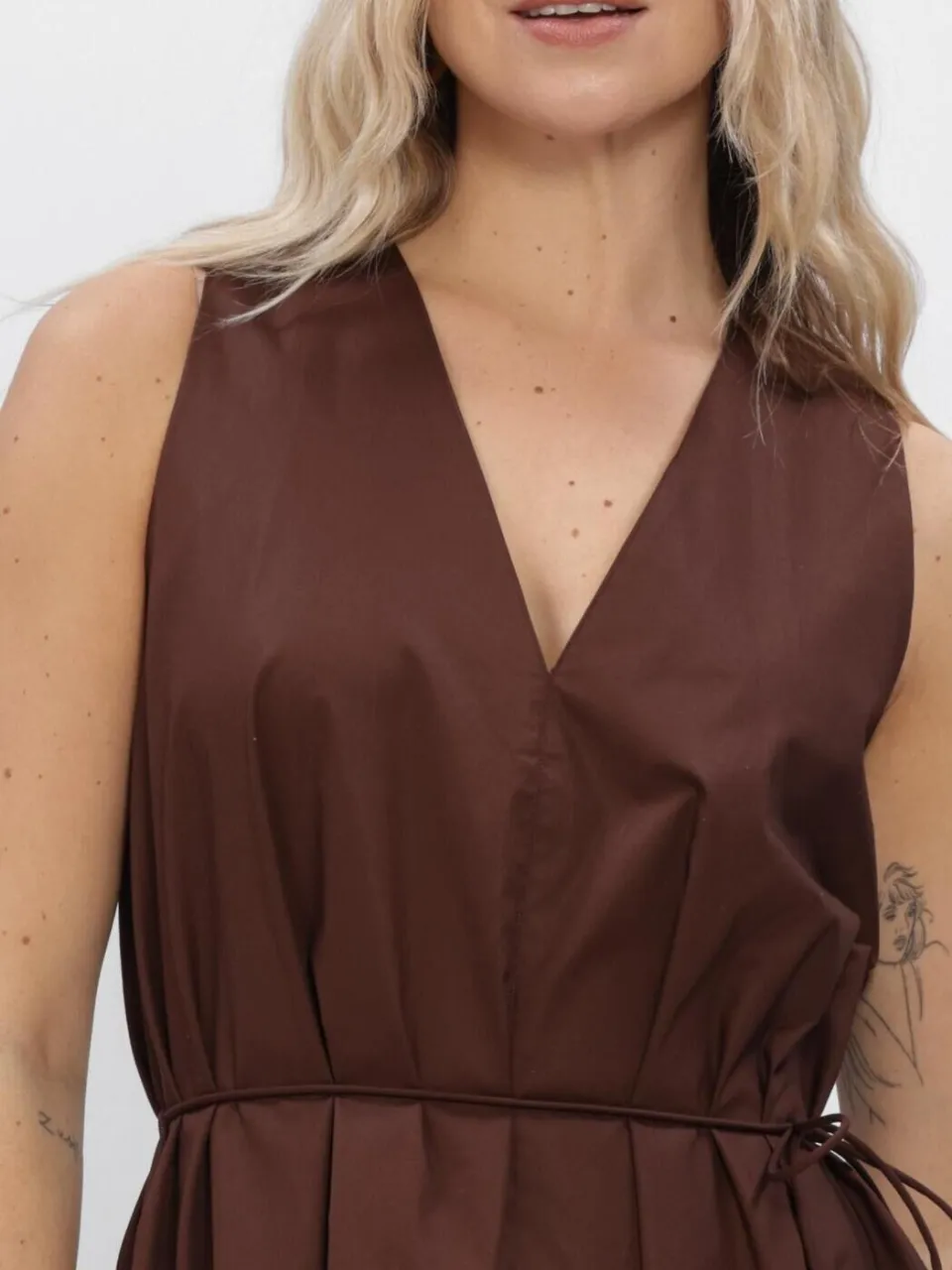 TWINSET MILANO Dames Jurken 261tt2250 - Bruin, foto 4