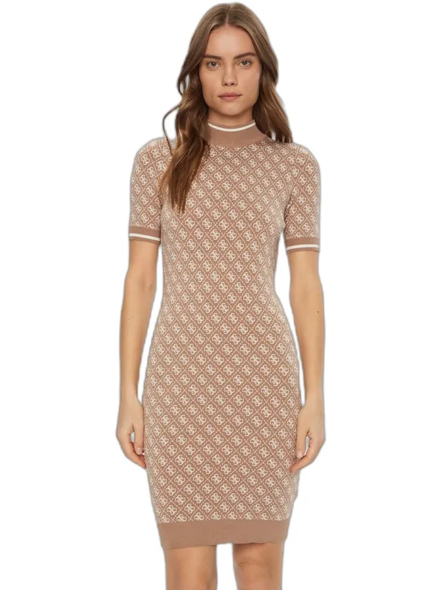 Guess Damesjurk Guess Lise 4G Logo wet sand and cream c