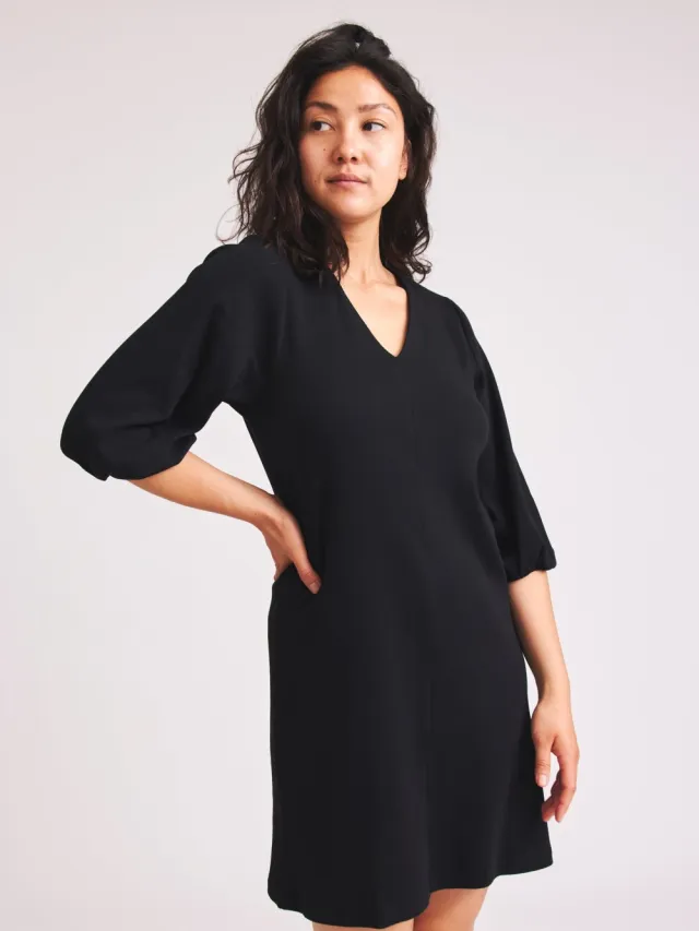 Baìge the Label dames vegan Mini Jurk Bruni Zwart