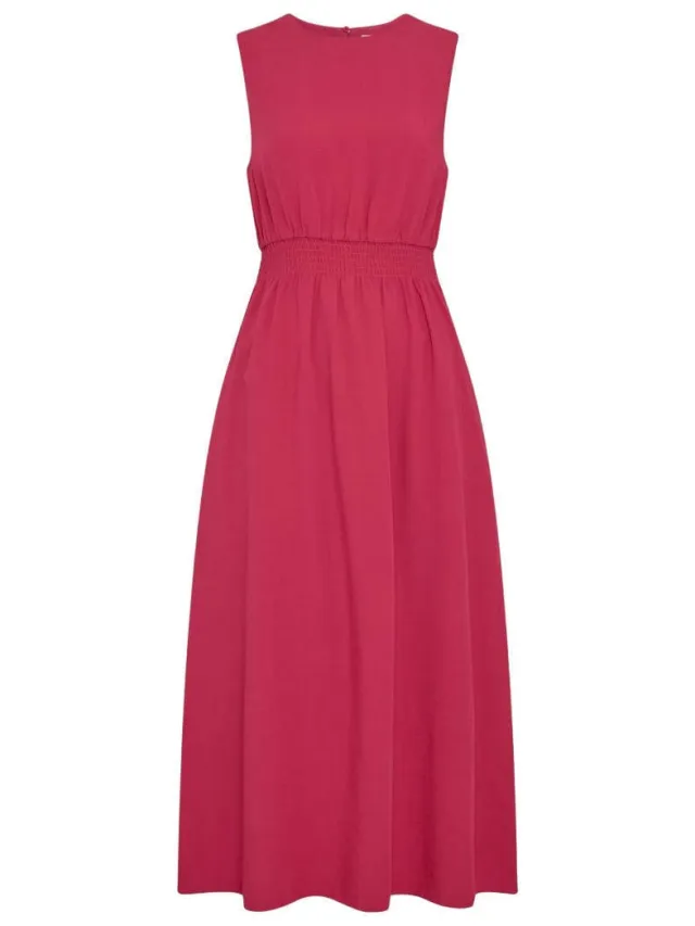 MSCH Copenhagen midi jurk roze