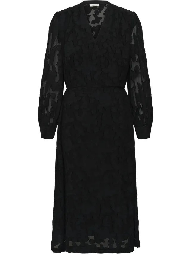 SOAKED IN LUXURY Damesjurk met lange mouwen Soaked in Luxury Felisia zwart