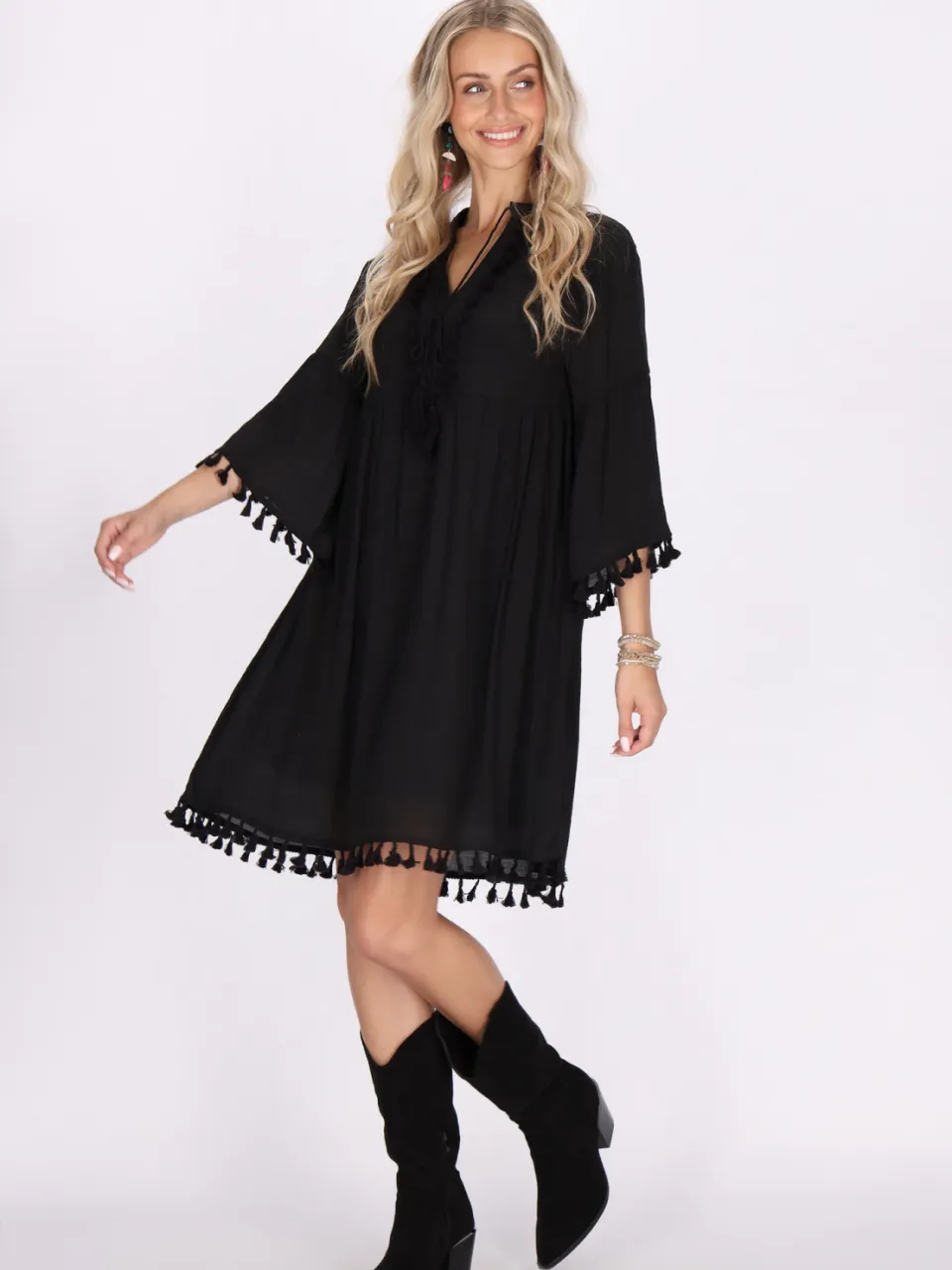 IZIA Jurk Dames zwart