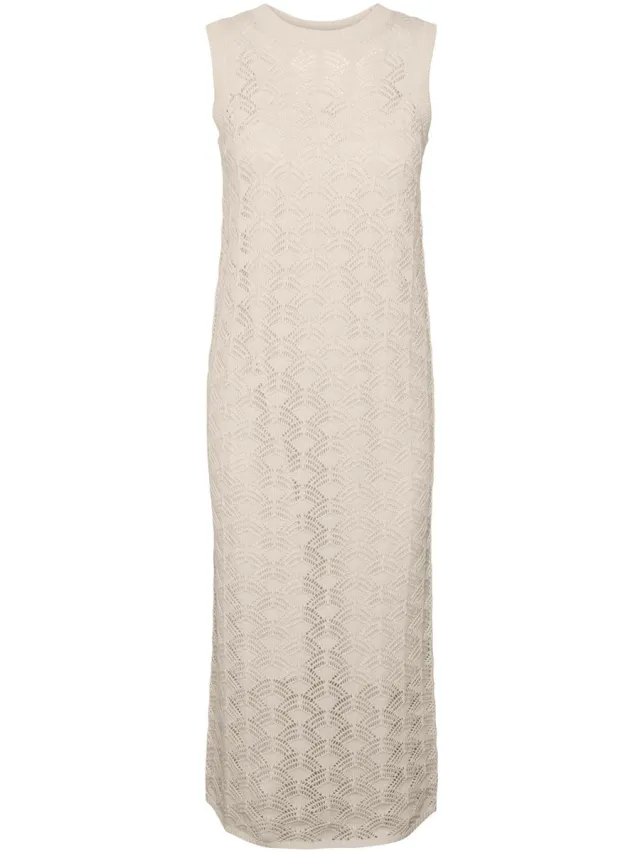 Vero Moda Gebreide jurk VMNEWVERENA Lange jurk Birch