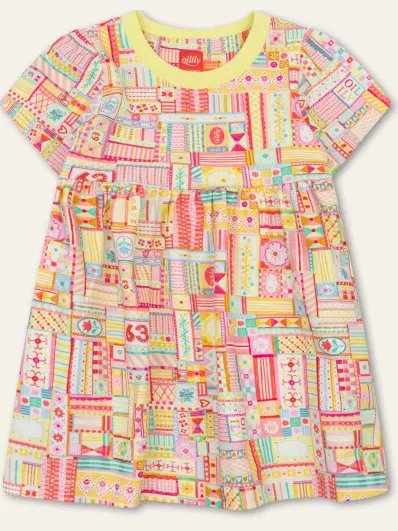 Oilily Doodle jurk veelkleurig