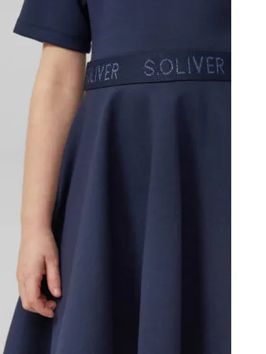 s.Oliver A-lijn jurk donkerblauw, foto 3