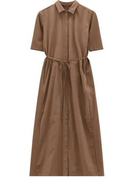 Jeanne Baret Women's Sumatra Shirt Dress - Jurk, bruin