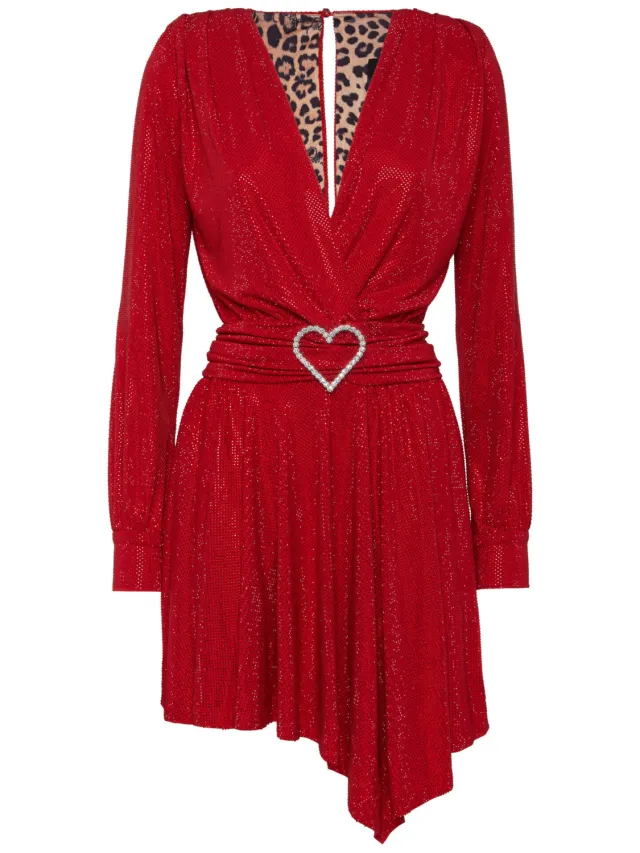 Philipp Plein Korte Jurk rood, foto 2