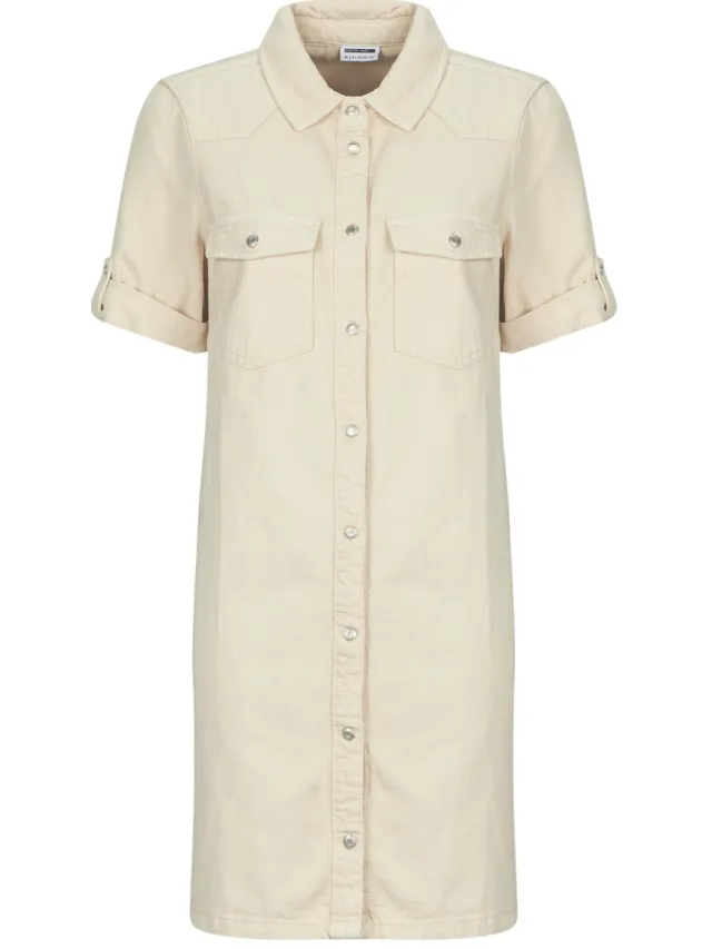 Noisy May Korte Jurk Noisy May NMNEW Beige