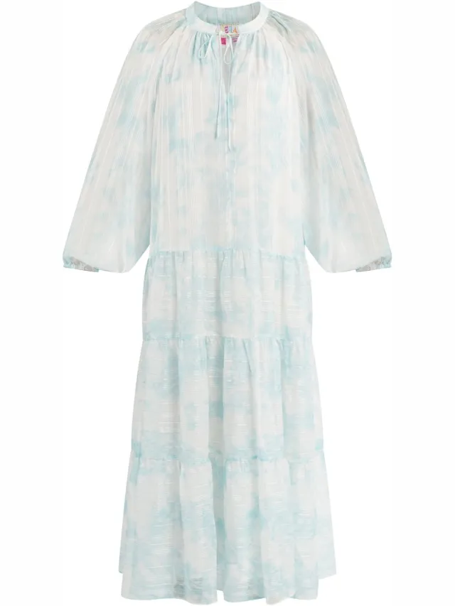 IZIA Maxi jurk aqua